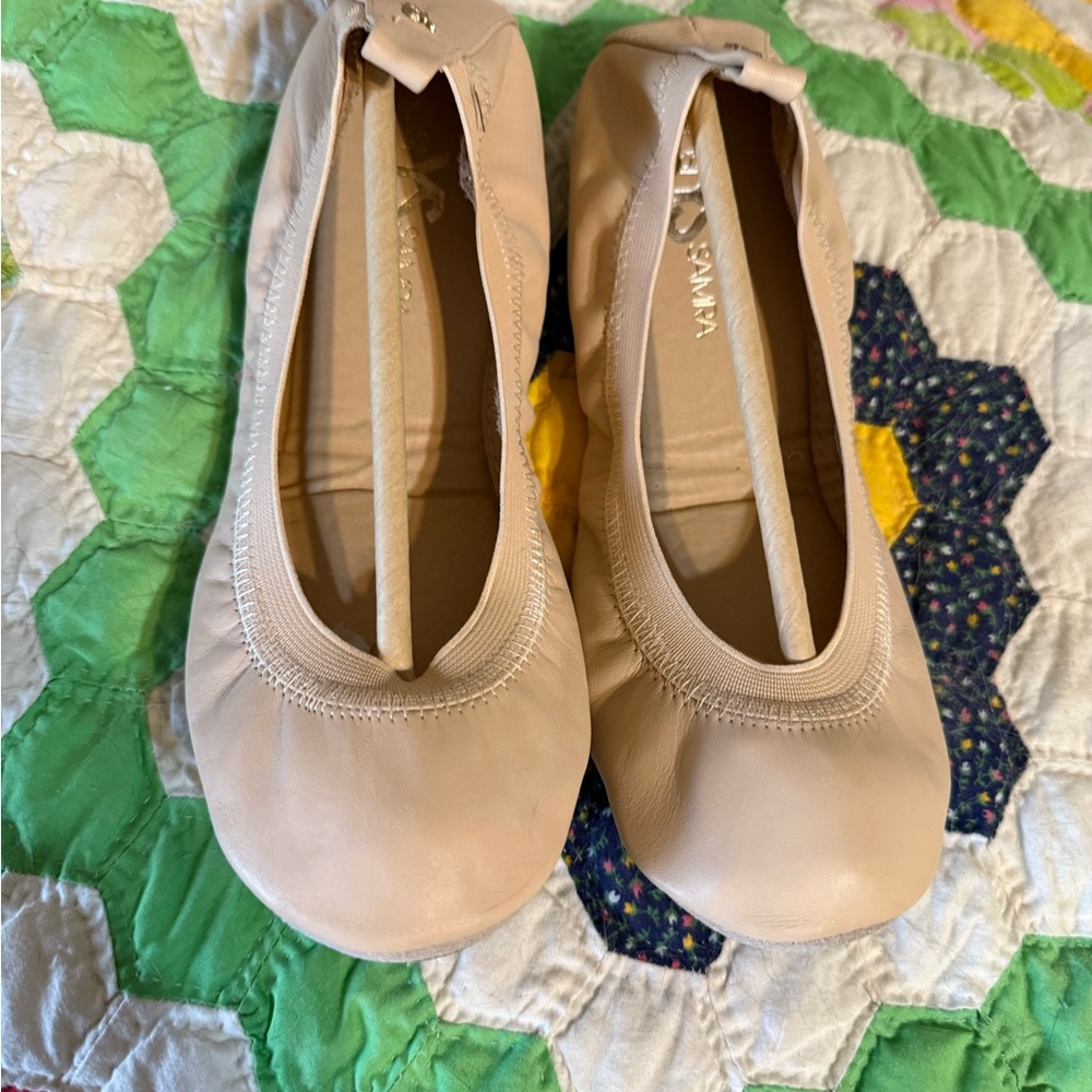 Beige Ballet Flats